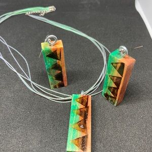 Tumbling Tower wooden block set.